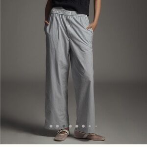 Anthropologie Blue and White Striped Kids Pants